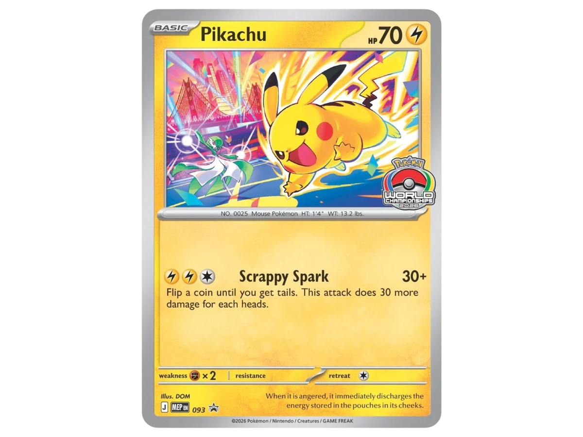 Sezione Giapponese Pokémon – WCS2026 Pikachu Promo