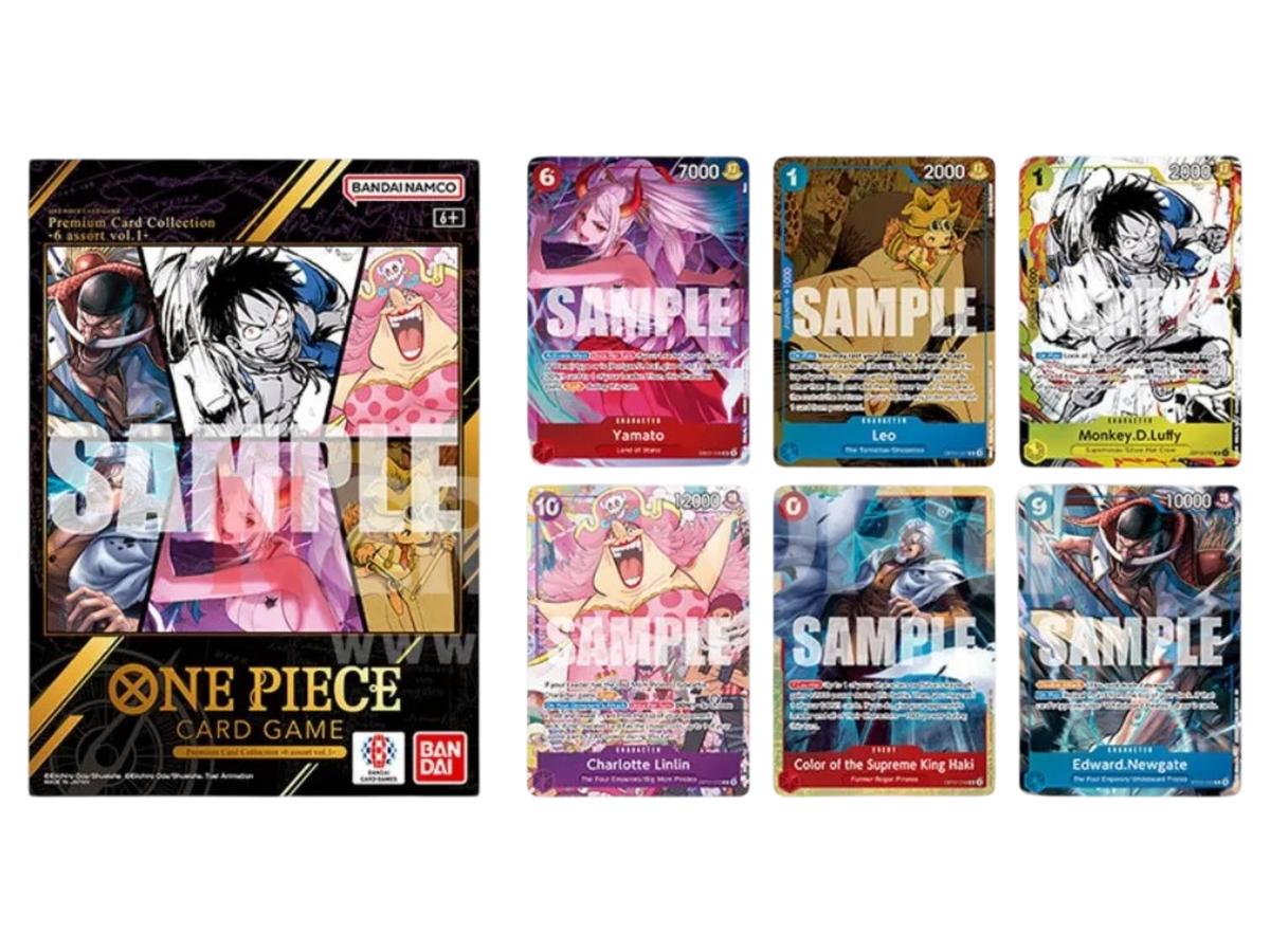 Sezione Giapponese One Piece – Premium Card Collection 6 Assort Vol. 1