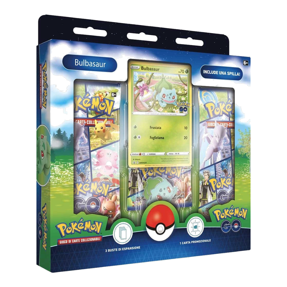 Pokémon: Collezione Pokémon GO con Spilla Bulbasaur (IT)