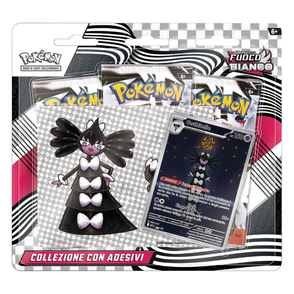 Pokémon: Fuoco Bianco - Collezione con Adesivi - Gothitelle (IT)