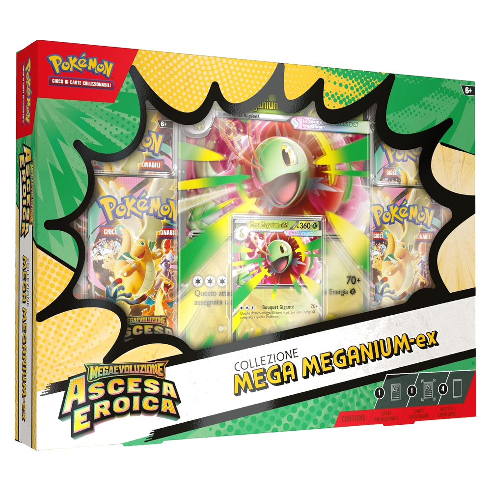 Pokémon - Ascesa Eroica - Collezione Mega Meganium-Ex (IT)