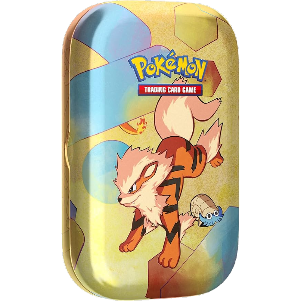 Pokémon: Mini Tin Scarlatto e Violetto - 151 - Artwork Arcanine e Omanyte (IT)
