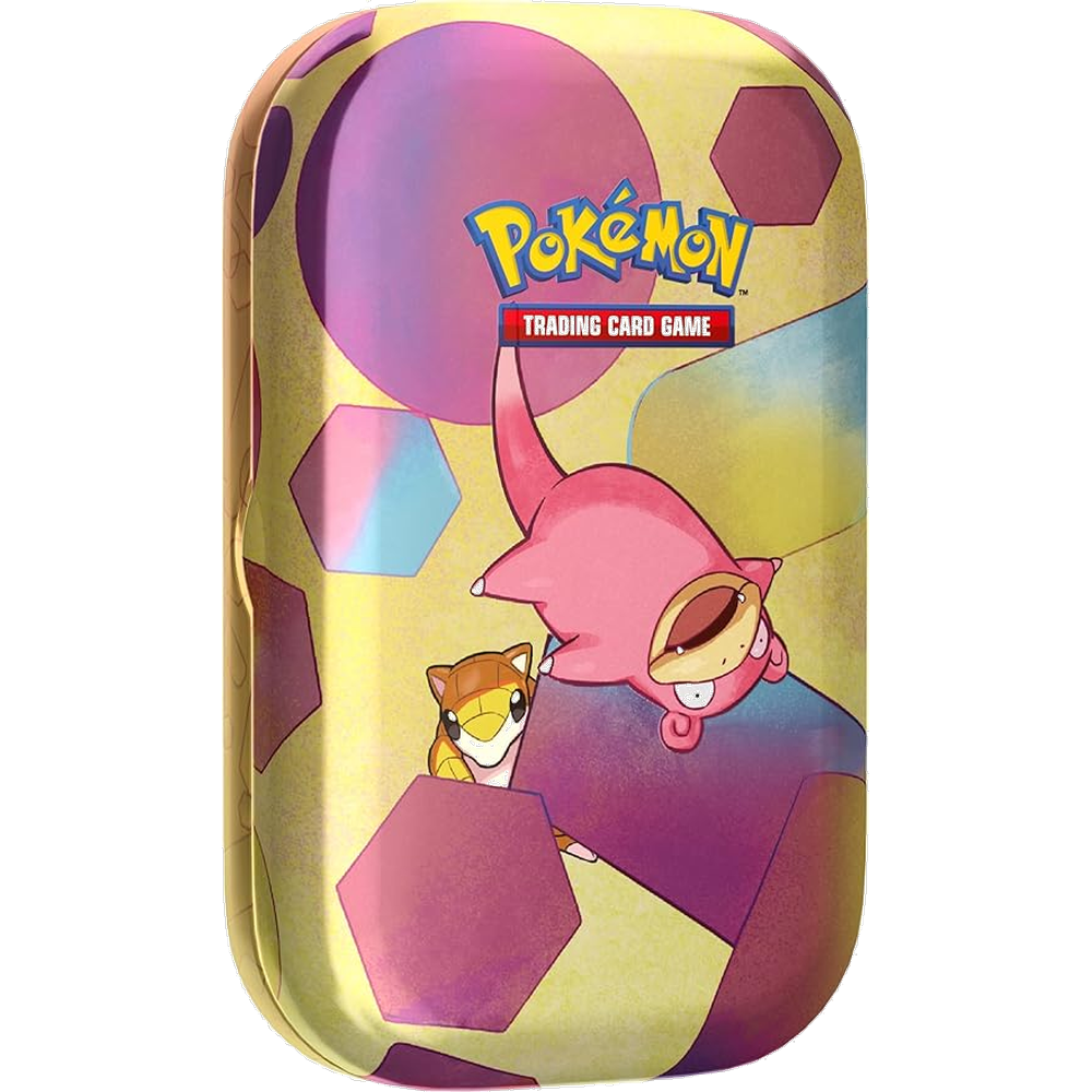 Pokémon: Mini Tin Scarlatto e Violetto - 151 - Artwork Slowpoke e Sandshrew (IT)