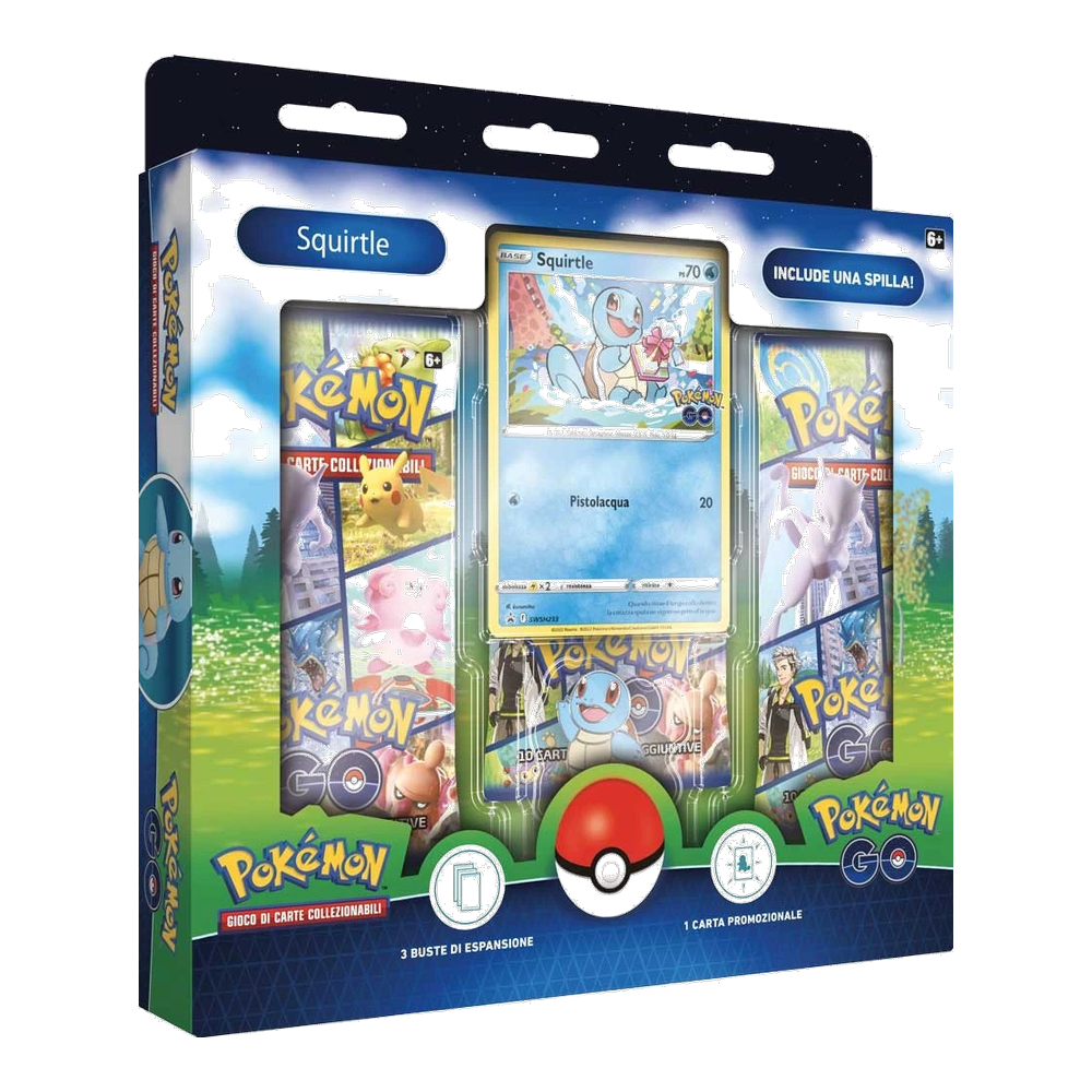 Pokémon: Collezione Pokémon GO con Spilla Squirtle (IT)