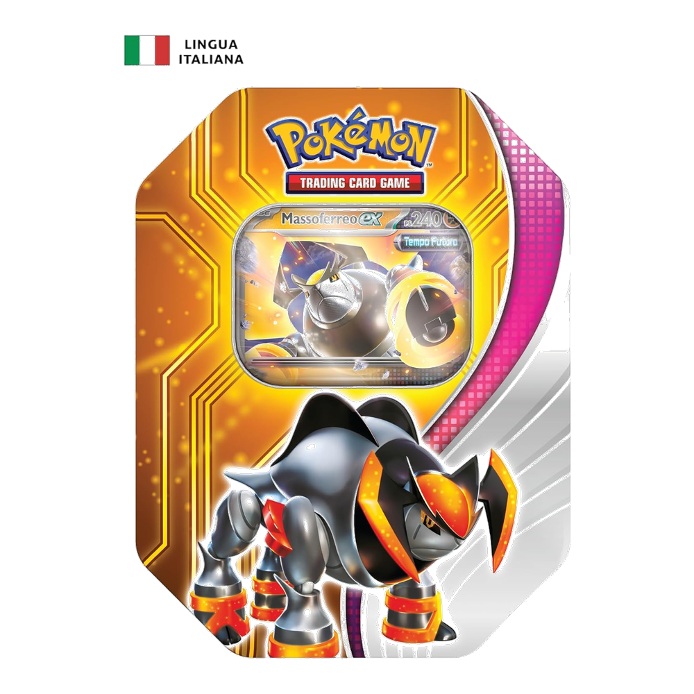 Pokémon: Tin da Collezione Destini Paradossali: Massoferreo-Ex (IT)