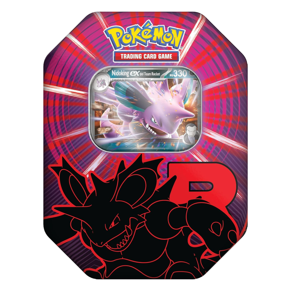 Pokémon: Tin da Collezione Team Rocket (IT): Nidoking-Ex del Team Rocket