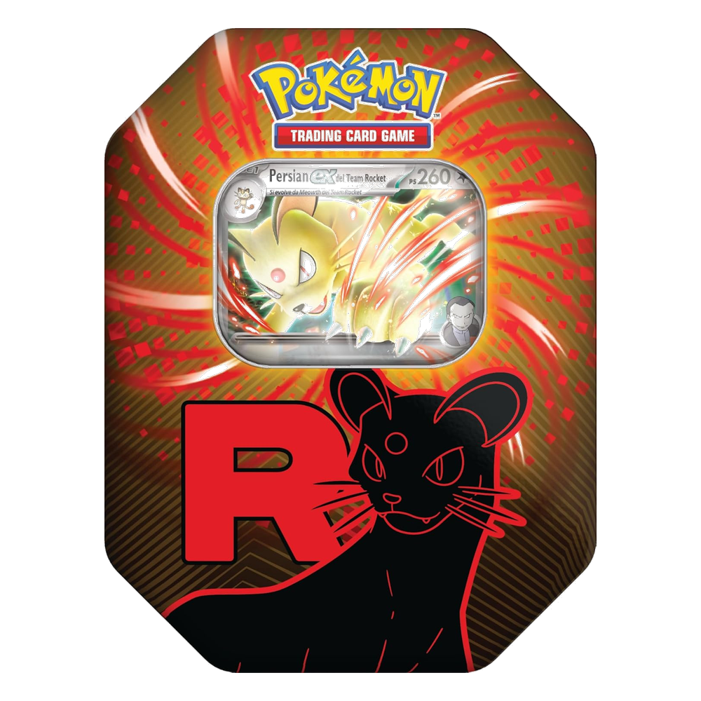 Pokémon: Tin da Collezione Team Rocket (IT): Persian-Ex del Team Rocket