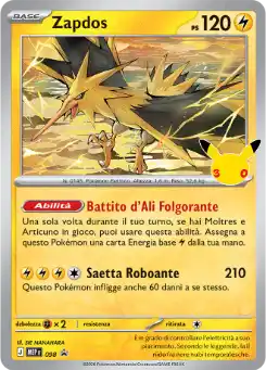 Zapdos - Promo - MEP 098 – Italiano