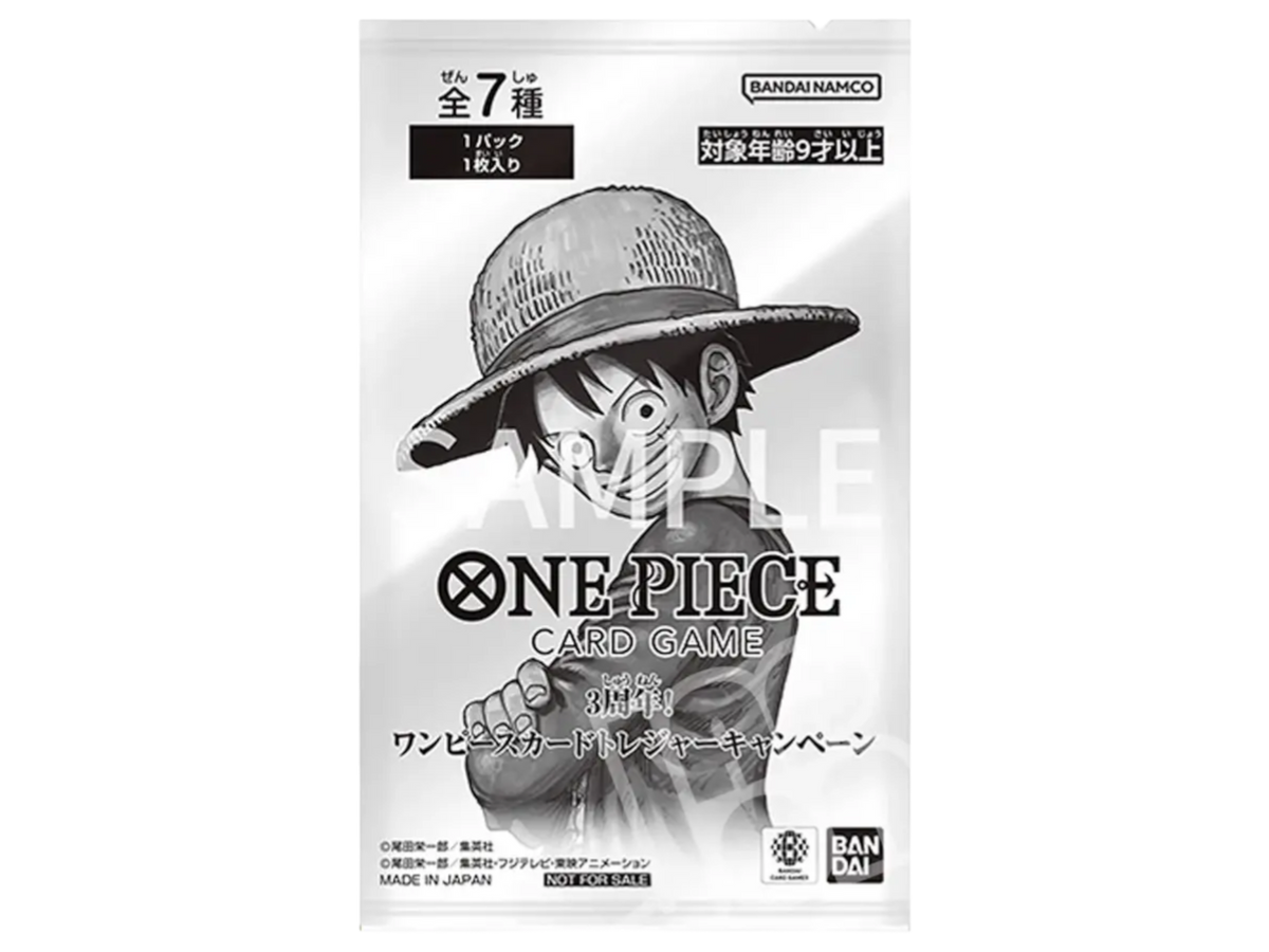 Sezione Giapponese One Piece – 3rd Anniversary Treasure Campaign Pack