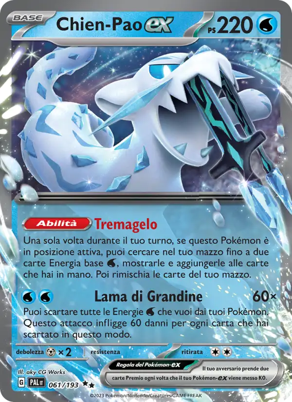 Chien-Pao ex 061/193 Evoluzioni a Paldea italiano