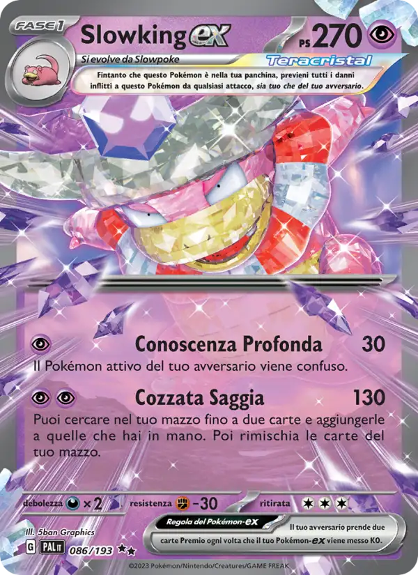 Slowking ex 086/193 Evoluzioni a Paldea italiano
