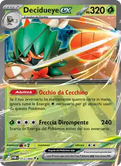 Decidueye ex - DR - 012/088 Italiano