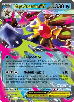 Mega Starmie ex - DR - 021/088 Italiano