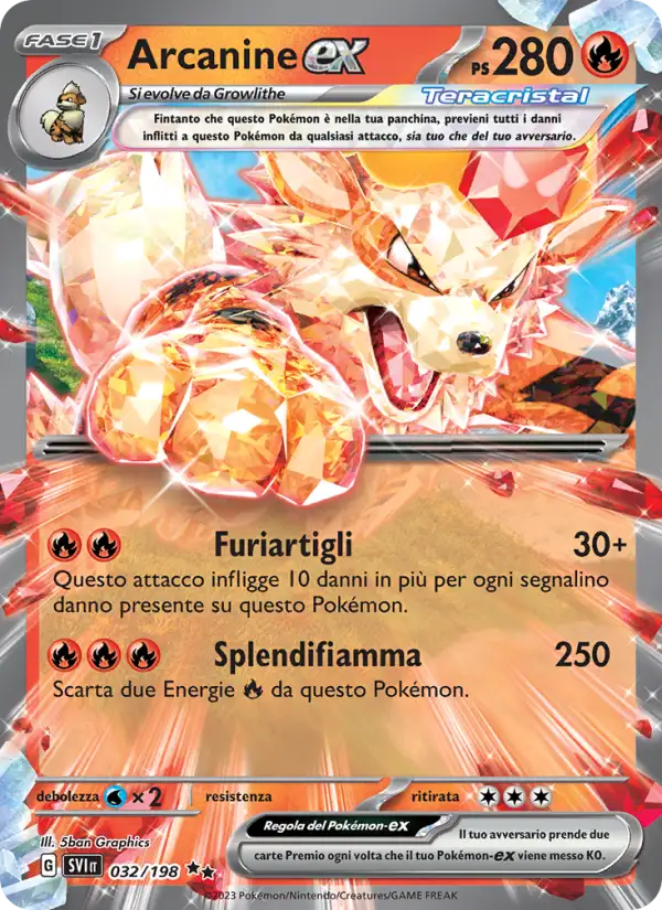 Arcanine ex - DR - 032/198 (SVI)