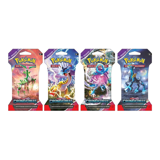 Pokémon - Scarlatto e Violetto - Cronoforze (IT) - 4 Buste Artwork Paper Sleeve completo