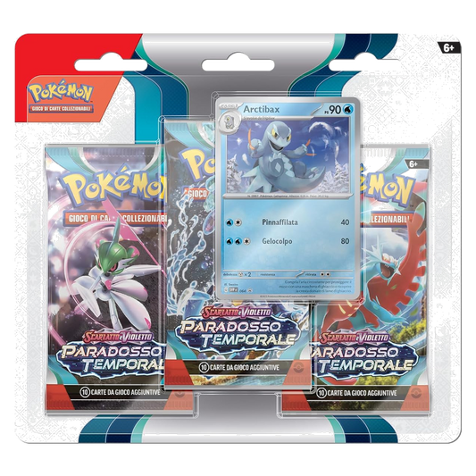 Pokémon: Scarlatto e Violetto - Paradosso Temporale (IT) - Blister 3 Buste + Carta Promo di Arctibax