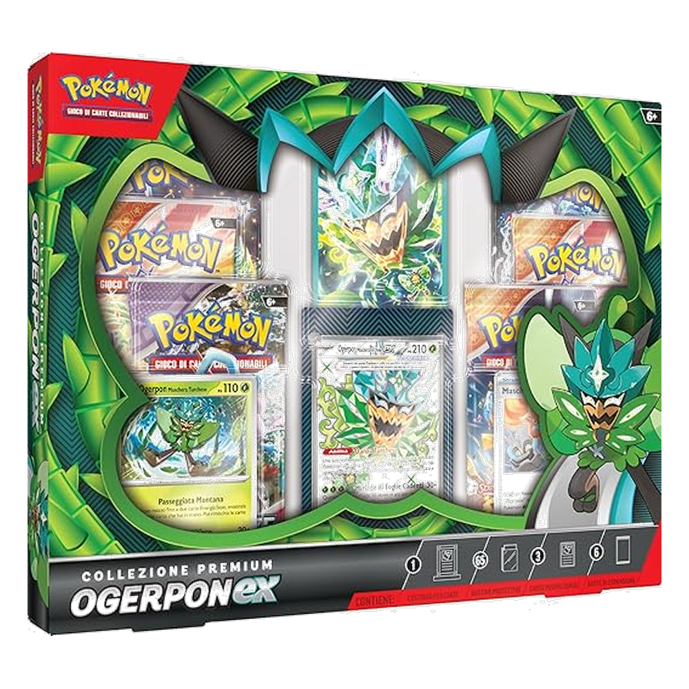 Pokémon: Collezione Premium Ogerpon Maschera Turchese-Ex Teracristal (IT)