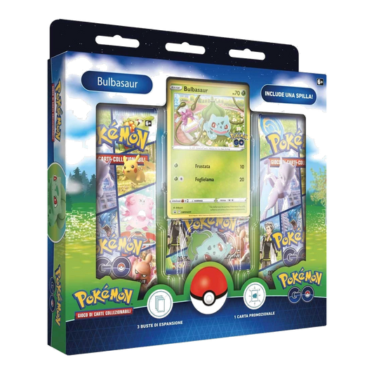 Pokémon: Collezione Pokémon GO con Spilla Bulbasaur (IT)