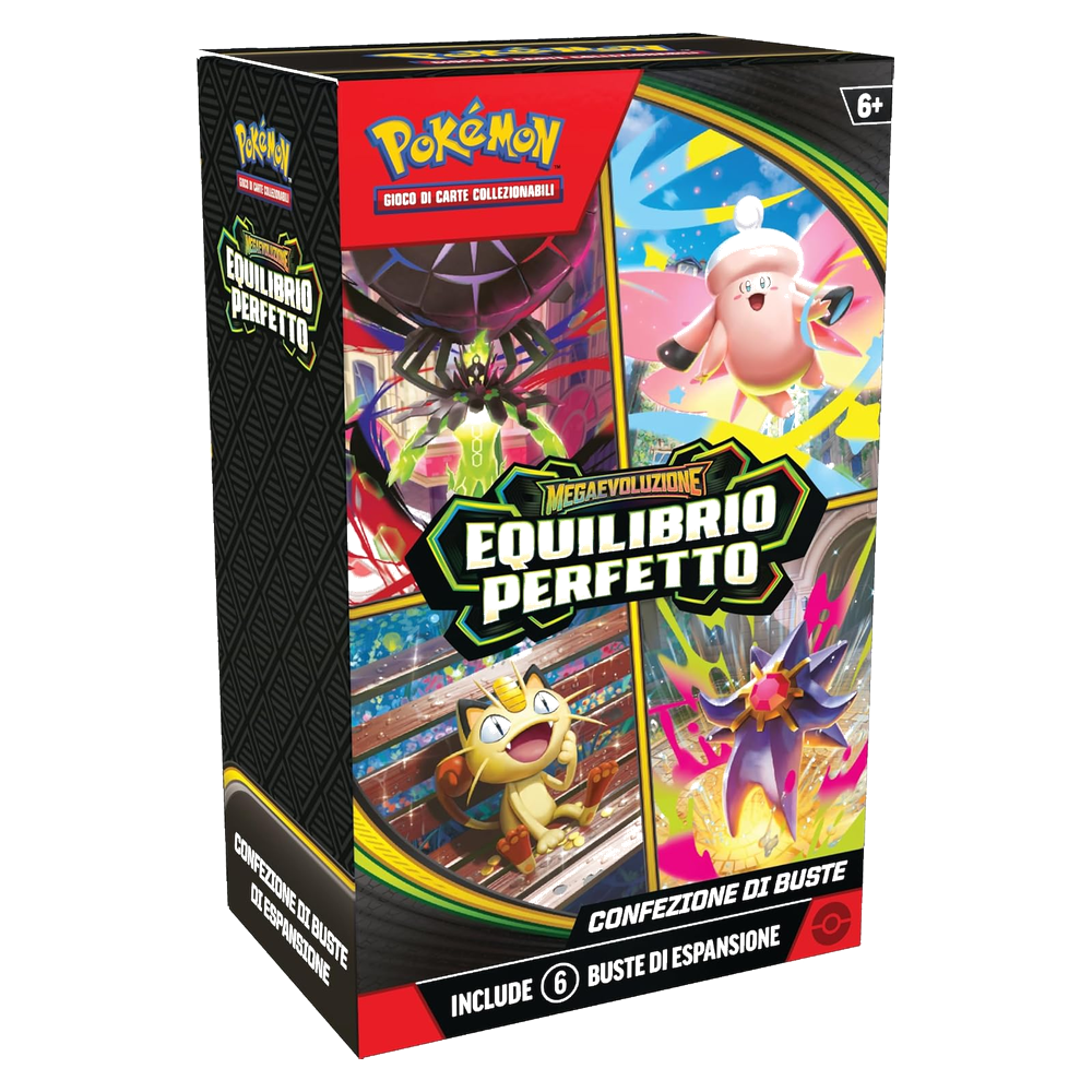 Pokémon: Bundle da 6 buste dell’espansione Megaevoluzione - Equilibrio Perfetto (IT)