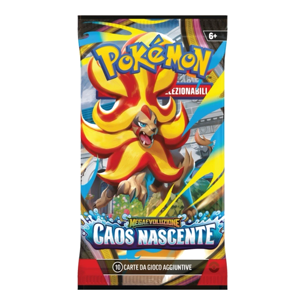 Pokémon - Megaevoluzione - Caos Nascente (IT) - Busta singola Artwork casuale
