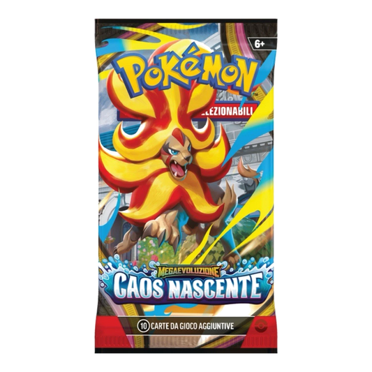 Pokémon - Megaevoluzione - Caos Nascente (IT) - Busta singola Artwork casuale