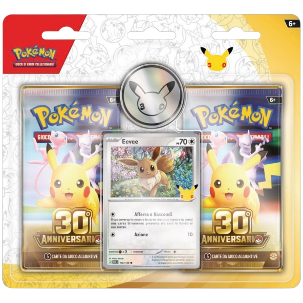Pokémon: 30° Anniversario (IT) - Blister 2 Bustine