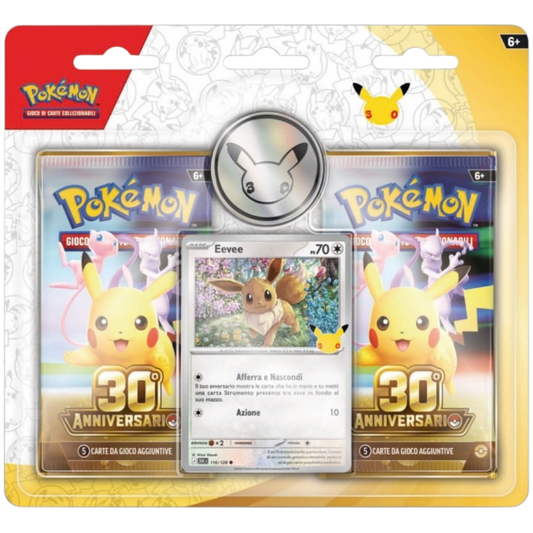 Pokémon: 30° Anniversario (IT) - Blister 2 Bustine