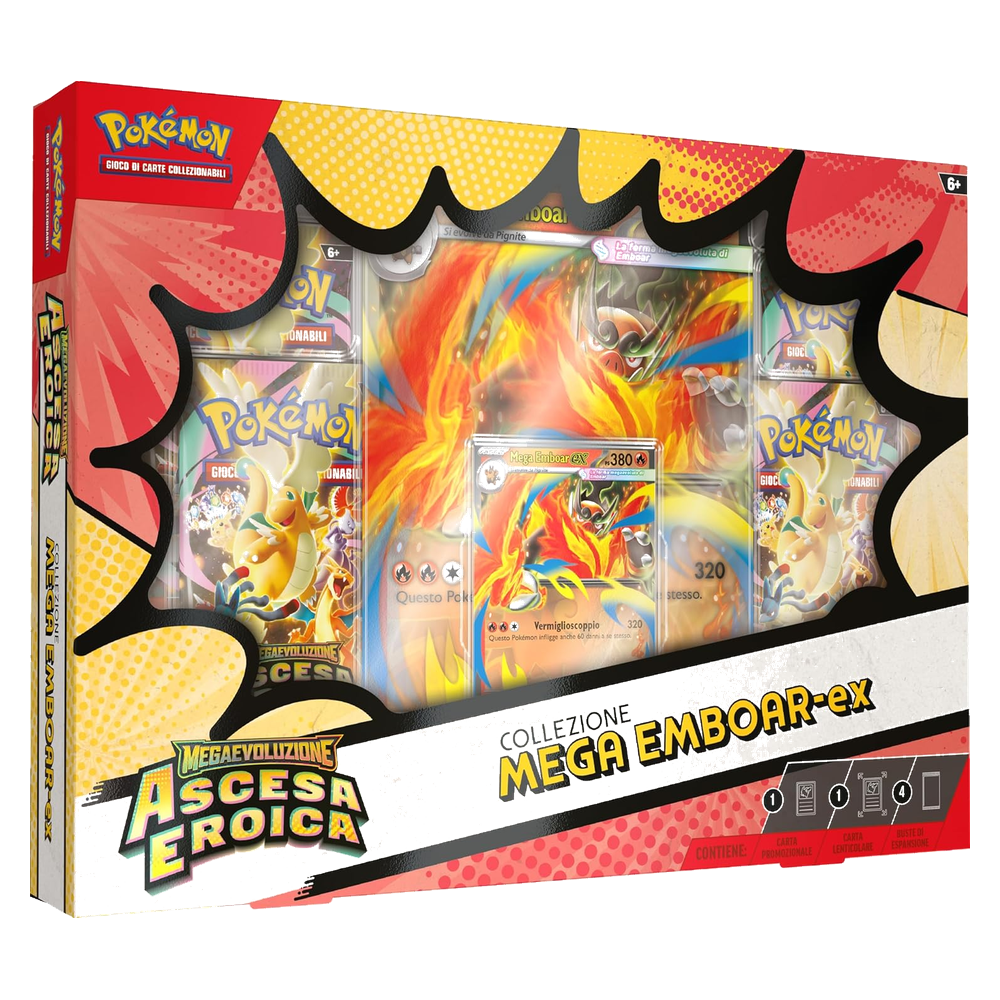 Pokémon - Ascesa Eroica - Collezione Mega Emboar-Ex (IT)