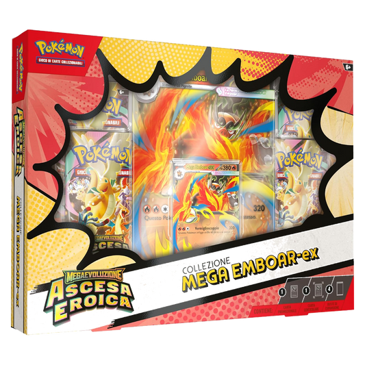 Pokémon - Ascesa Eroica - Collezione Mega Emboar-Ex (IT)