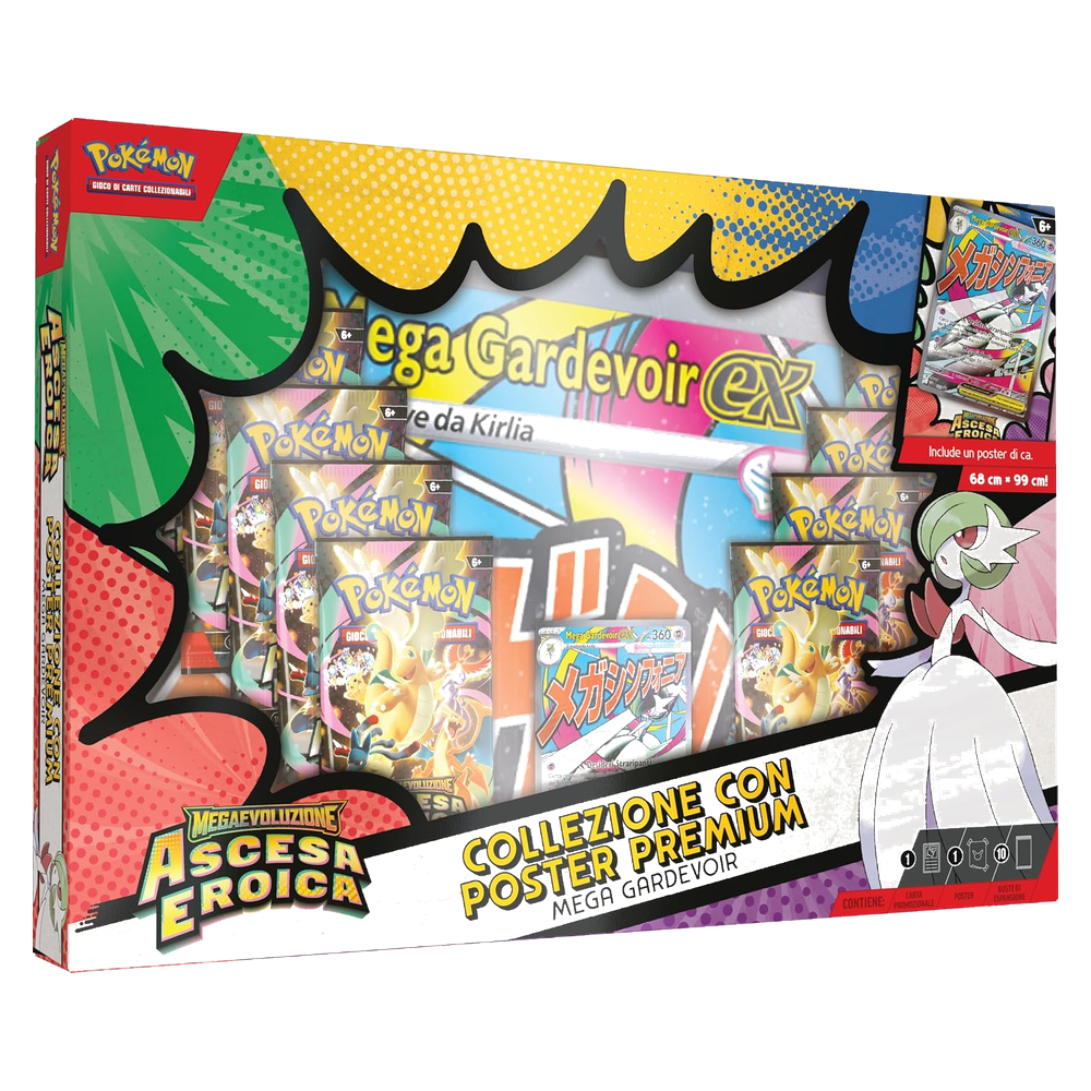 Pokémon - Ascesa Eroica - Collezione con Poster Premium Mega Gardevoir (IT)