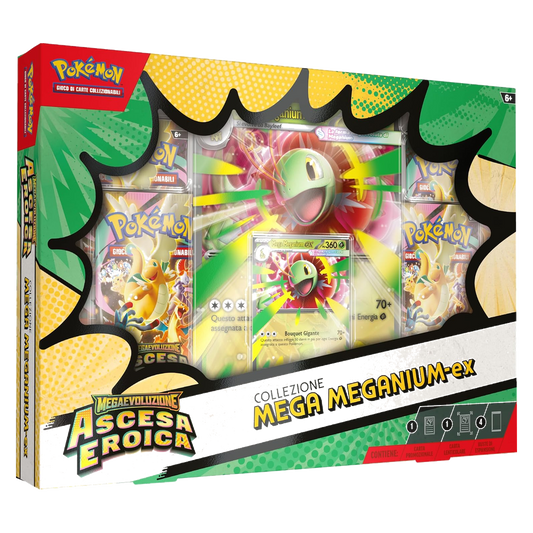 Pokémon - Ascesa Eroica - Collezione Mega Meganium-Ex (IT)