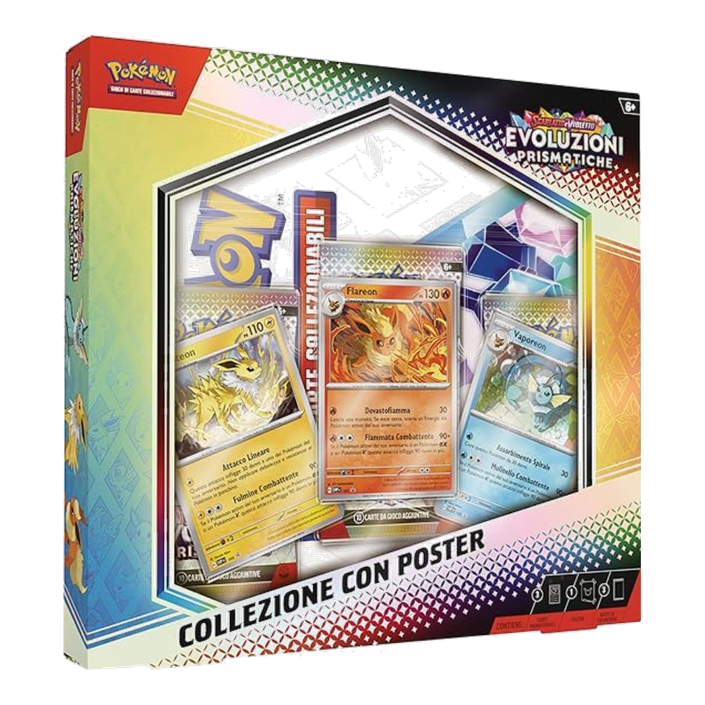 Pokémon: Evoluzioni Prismatiche - Collezione con Poster (IT)