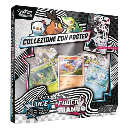 Pokémon: Collezione con Poster - Luce Nera e Fuoco Bianco (IT)
