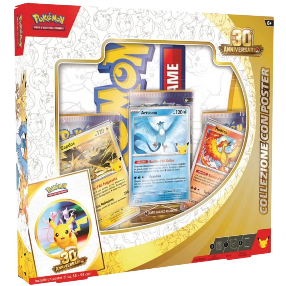 Pokémon: Collezione con Poster 30° Anniversario (IT)