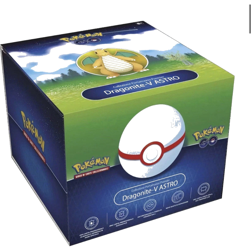 Pokémon: Collezione Portamazzo Premier Pokémon GO Dragonite-V Astro (IT)