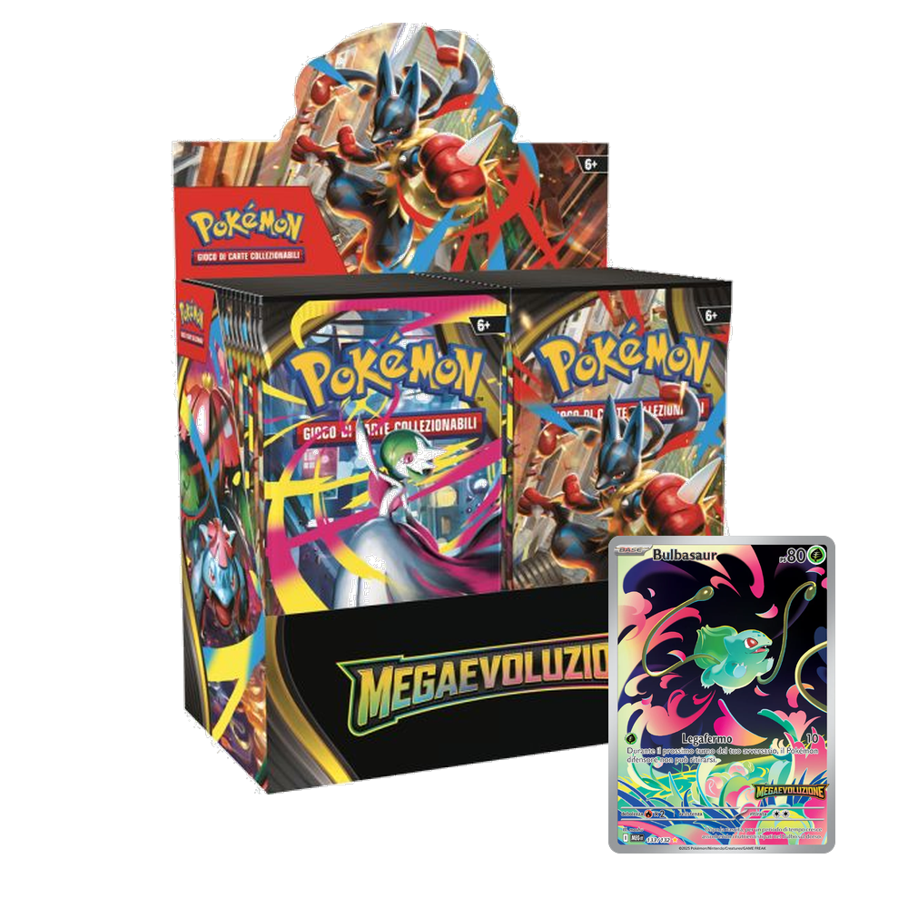 Pokémon - Megaevoluzione - Display 36 buste con Topper (IT)