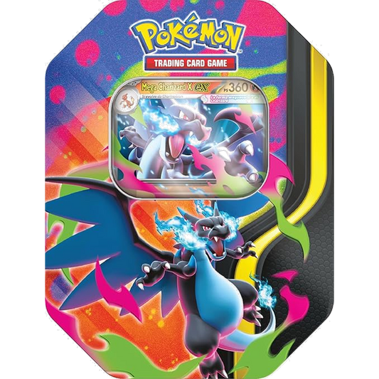 Pokémon: Tin da Collezione Mega Charizard: Mega Charizard X - Ex (IT)