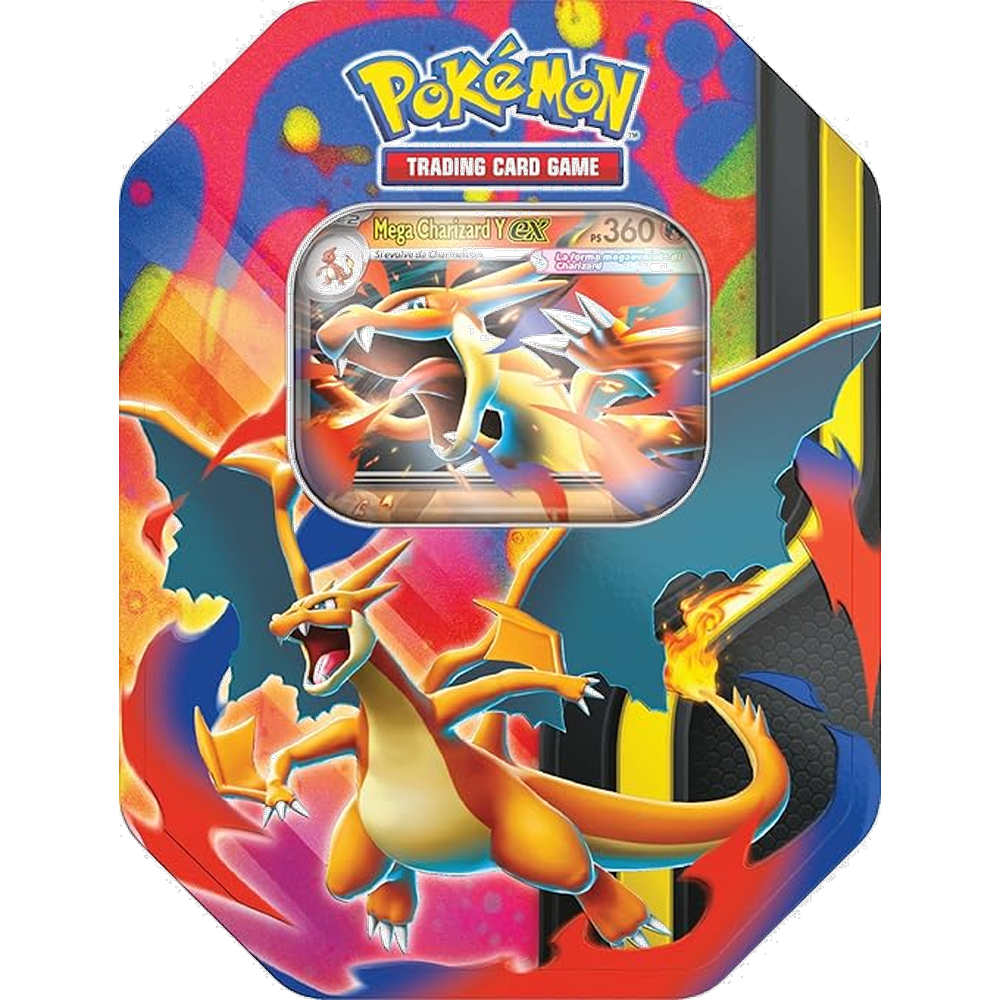 Pokémon: Tin da Collezione Mega Charizard: Mega Charizard Y - Ex (IT)