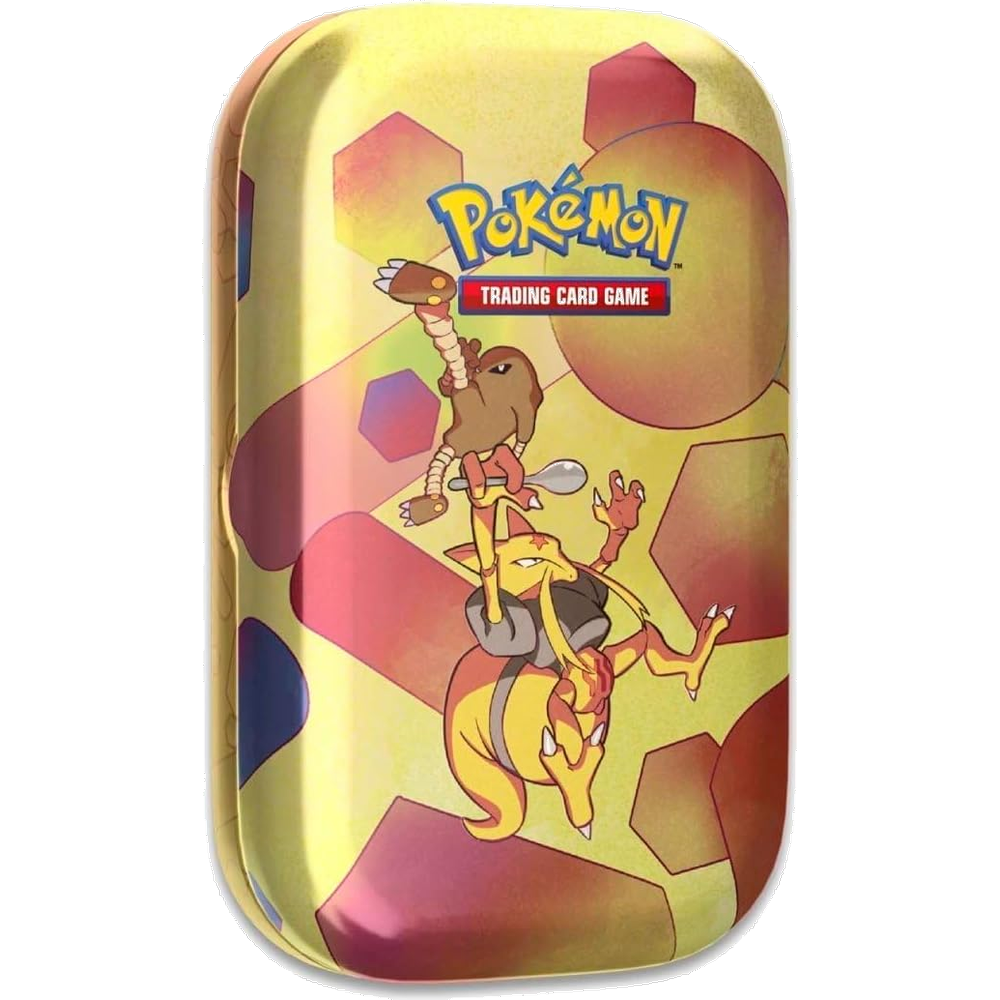 Pokémon: Mini Tin Scarlatto e Violetto - 151 - Artwork Kadabra e Hitmonlee (IT)