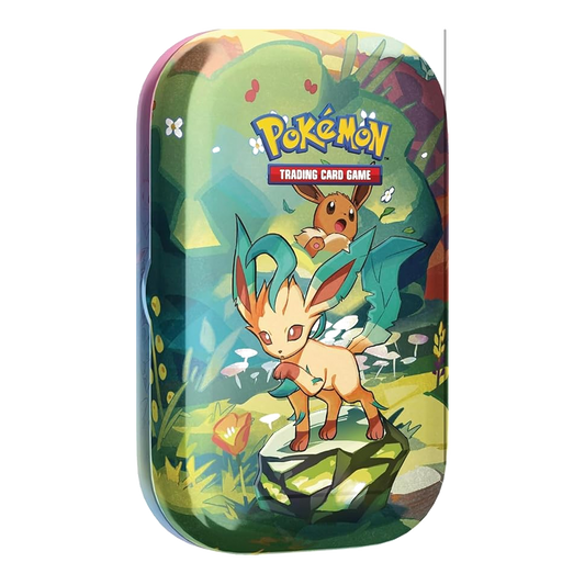 Pokémon: Mini Tin Evoluzioni Prismatiche - Artwork Leafeon (IT)