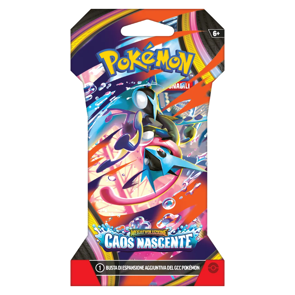 Pokémon - Megaevoluzione - Caos Nascente (IT) - Busta Singola Paper Sleeve (Artwork casuale)