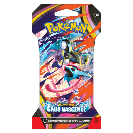 Pokémon - Megaevoluzione - Caos Nascente (IT) - Busta Singola Paper Sleeve (Artwork casuale)