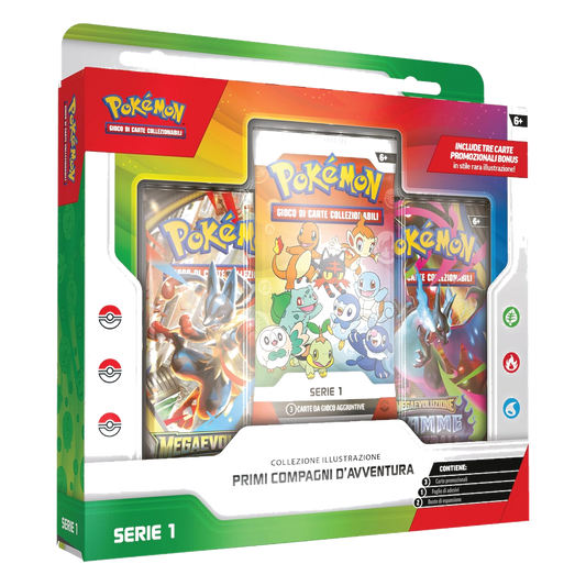 Pokémon - Collezione Illustrazione Primi Compagni d’Avventura Serie 1 (IT)