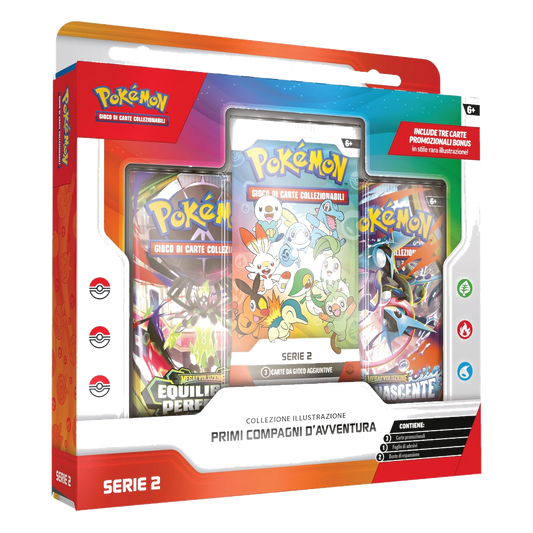 Pokémon - Collezione Illustrazione Primi Compagni d’Avventura Serie 2 (IT)
