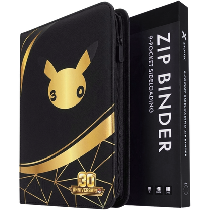 RareDex Binder 30° Anniversario by Nico TCG - 9 Tasche | 360 Carte con Zip