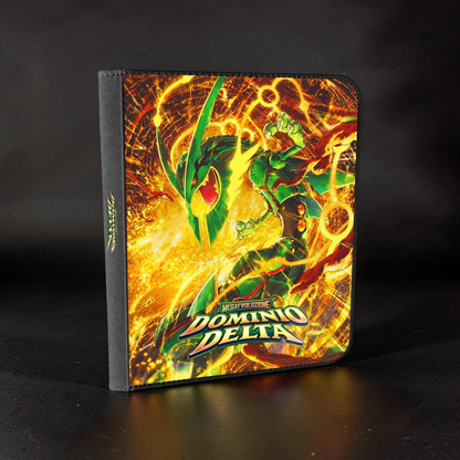 RareDex Binder Megaevoluzione Dominio Delta by Nico TCG - 9 Tasche | 360 Carte con Zip