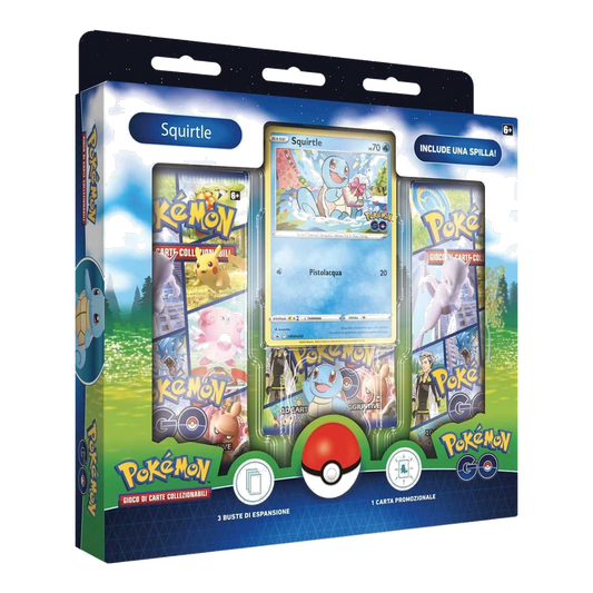 Pokémon: Collezione Pokémon GO con Spilla Squirtle (IT)