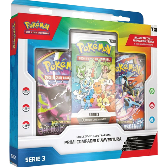 Pokémon - Collezione Illustrazione Primi Compagni d’Avventura Serie 3 (IT)