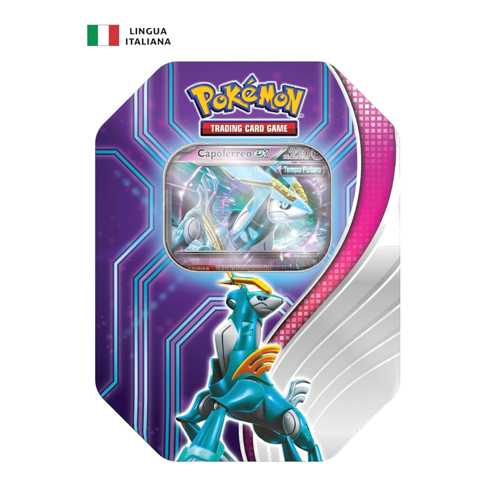 Pokémon: Tin da Collezione Destini Paradossali: Capoferreo-Ex (IT)