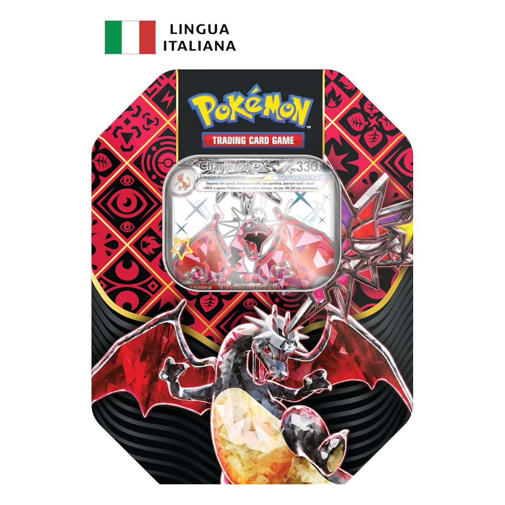 Pokémon: Tin da Collezione Destino di Paldea: Charizard-Ex (IT)